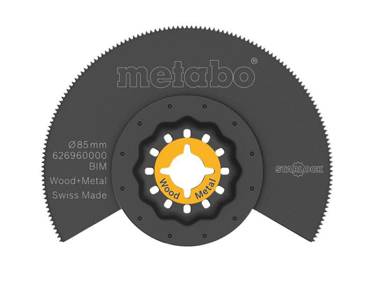 Starlock BIM Segment Saw Blade 85mm, Metabo