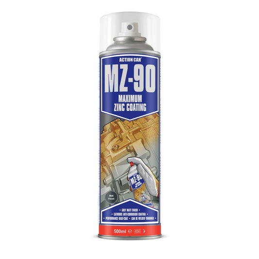 Carton of 15 MZ90 Matt Zinc Galv Spray 500ml, Morgans OJ