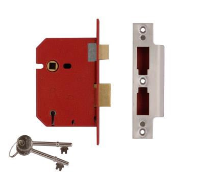3 Lever Mortice Sash Lock NP/EB., Morgans OJ