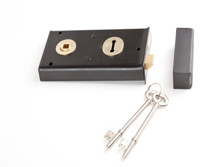 EZR Narrow Style Rimlock Reverse BLK To Diff - 140mm x 76mm - KX131, Morgans OJ