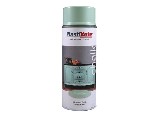 Chalk Finish Spray Pastel Green 400ml, PlastiKote