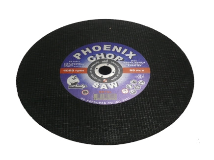 Phoenix Chop Saw 350mm x 2.5mm x 25.4mm Flat Metal, Morgans OJ