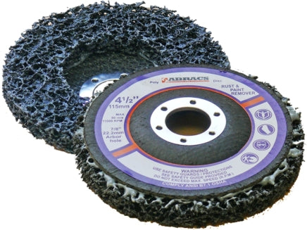 Abracs Poly Discs. 115mm x 22mm., Morgans OJ