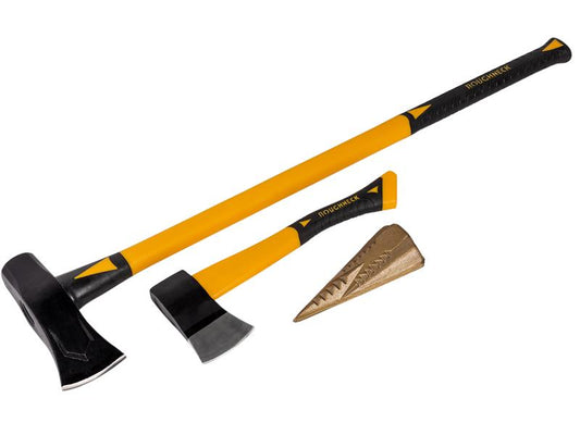 Wood Cutting & Splitting Set (Mail Order Box) 3 Piece, Roughneck