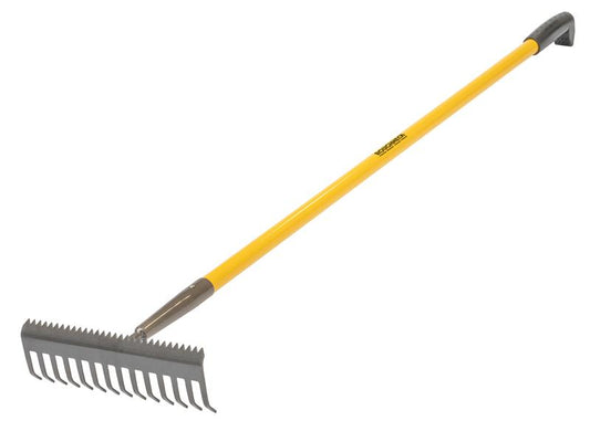 Sharp-Edge Soil Rake, Roughneck