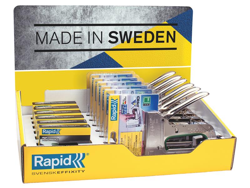 Counter Display - 6 X R34 Tackers, Rapid