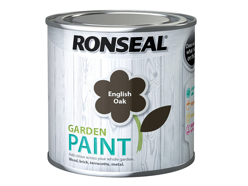 Garden Paint English Oak 250ml, Ronseal