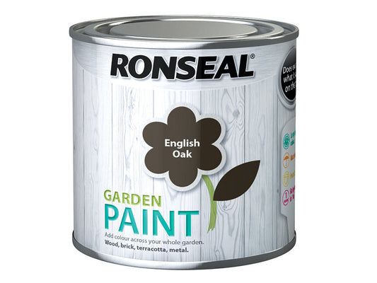 Garden Paint English Oak 250ml, Ronseal