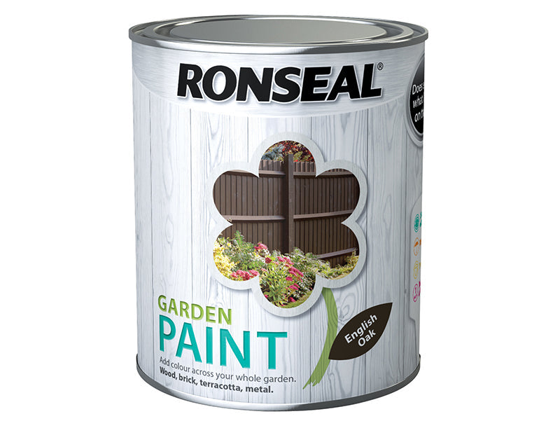 Garden Paint English Oak 750ml, Ronseal