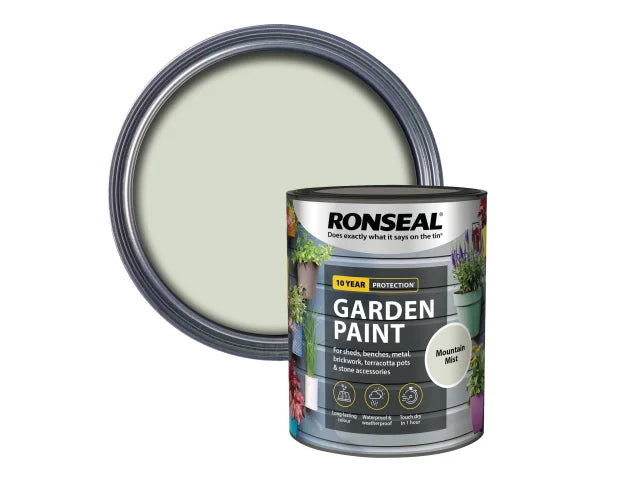Garden Paint Mountain Mist 750ml, Ronseal