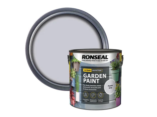 Garden Paint Pewter Grey 2.5 litre, Ronseal