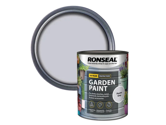 Garden Paint Pewter Grey 750ml, Ronseal