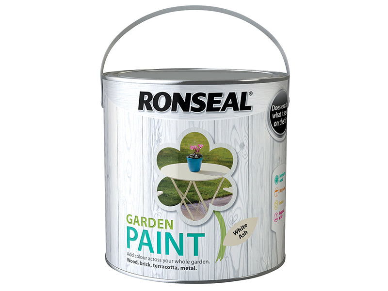 Garden Paint White Ash 2.5 litre, Ronseal