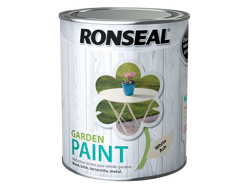 Garden Paint White Ash 750ml, Ronseal