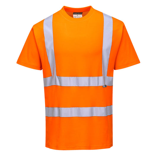 Hi-Vis Cotton Comfort T-Shirt S/S, Morgans PW