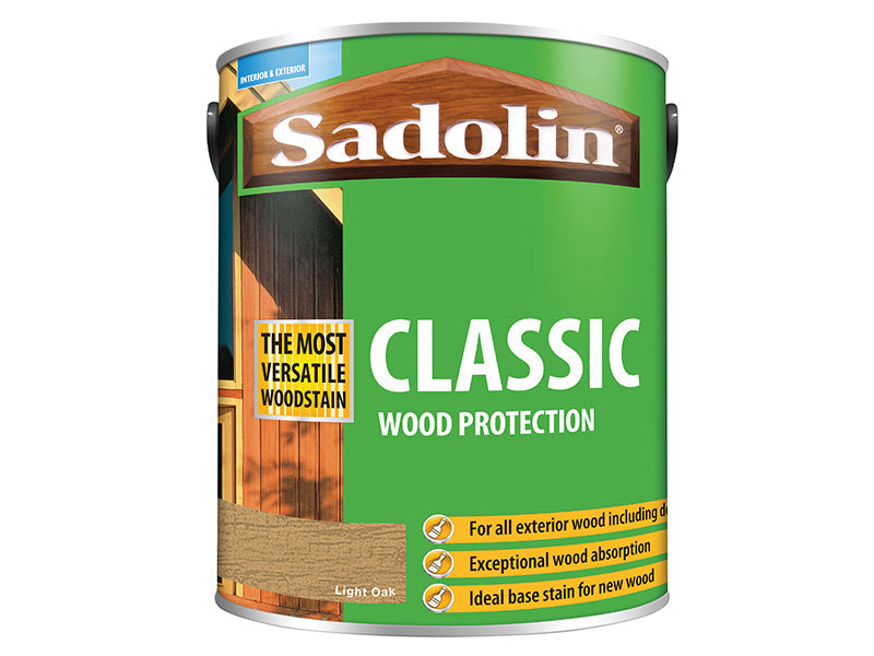 Classic Wood Protection Light Oak 5 litre, Sadolin