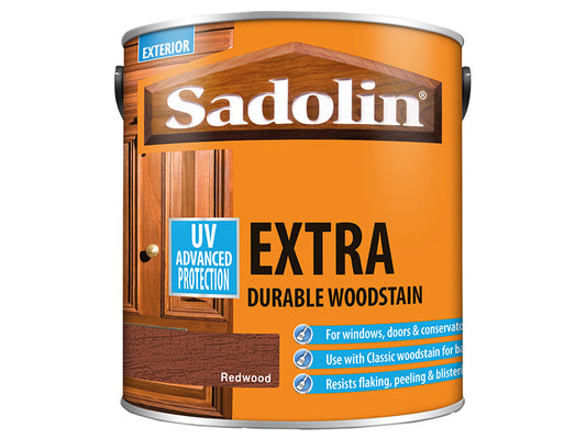 Extra Durable Woodstain Redwood 2.5 litre, Sadolin