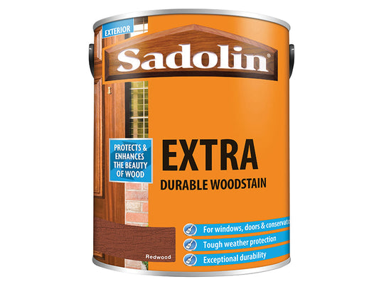 Extra Durable Woodstain Redwood 5 litre, Sadolin