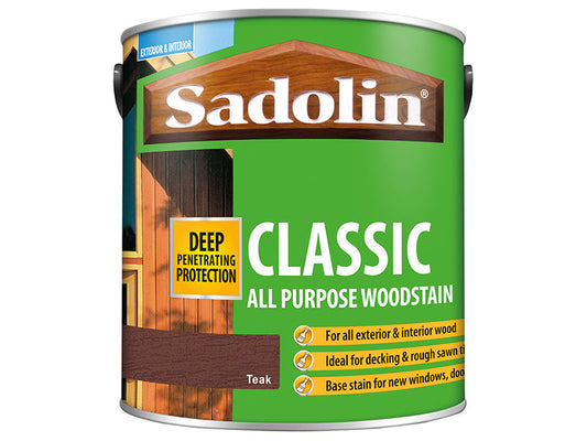 Classic Wood Protection Teak 2.5 litre, Sadolin