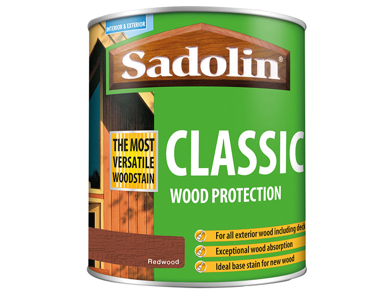 Classic Wood Protection Redwood 1 litre, Sadolin