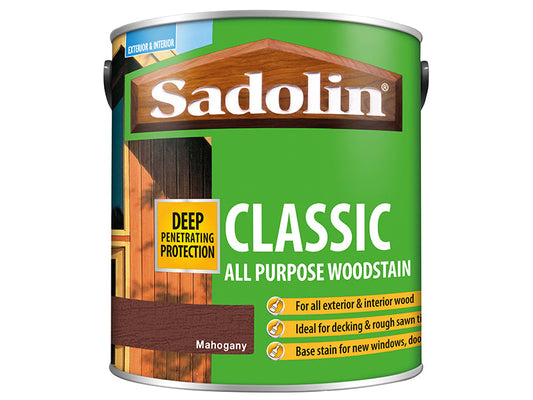 Classic Wood Protection Mahogany 2.5 litre, Sadolin