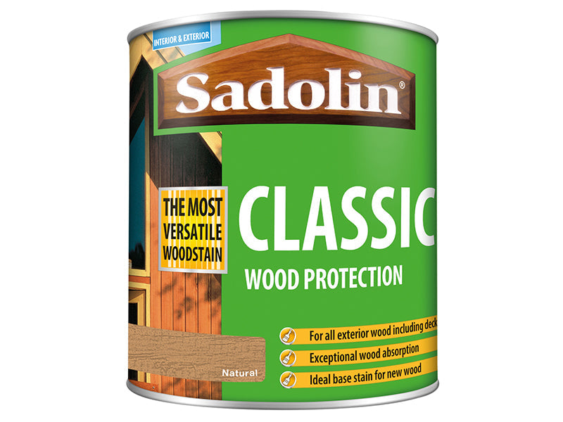 Classic Wood Protection Natural 1 litre, Sadolin