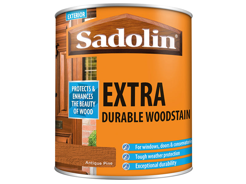 Extra Durable Woodstain Antique Pine 1 litre, Sadolin