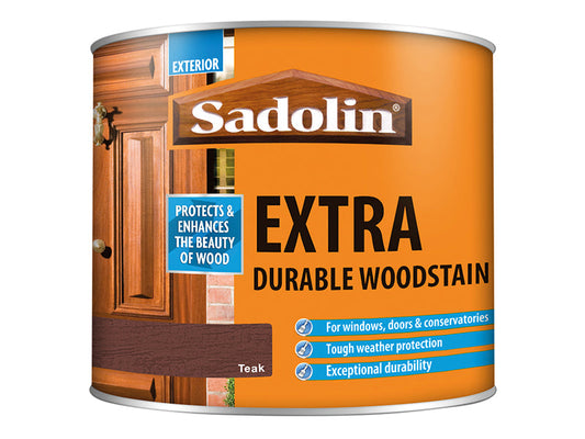 Extra Durable Woodstain Teak 500ml, Sadolin