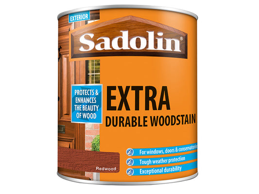 Extra Durable Woodstain Redwood 1 litre, Sadolin