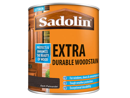 Extra Durable Woodstain Dark Palisander 1 litre, Sadolin