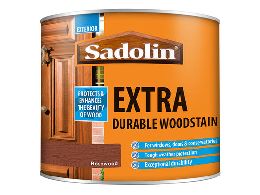 Extra Durable Woodstain Rosewood 500ml, Sadolin