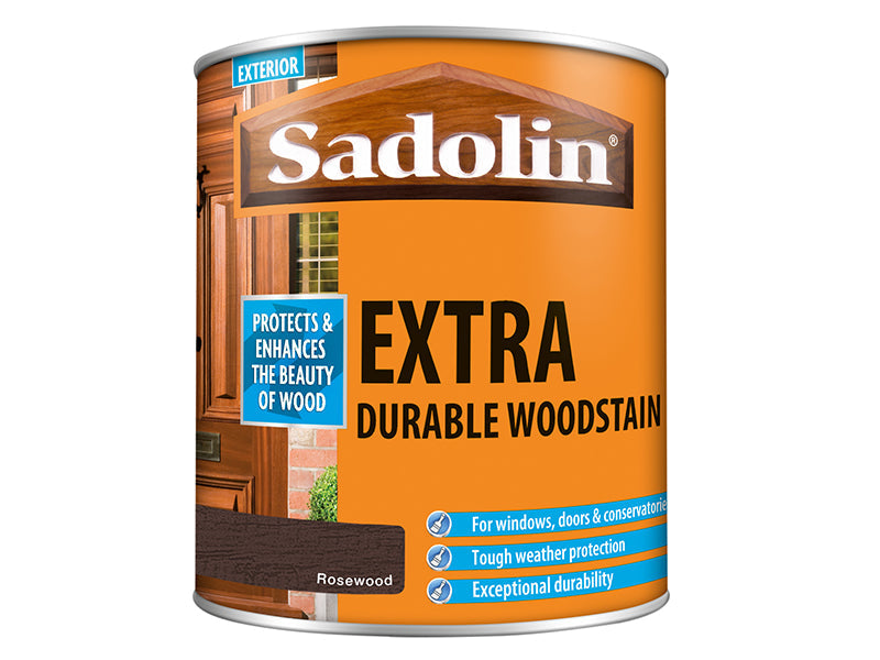 Extra Durable Woodstain Rosewood 1 litre, Sadolin