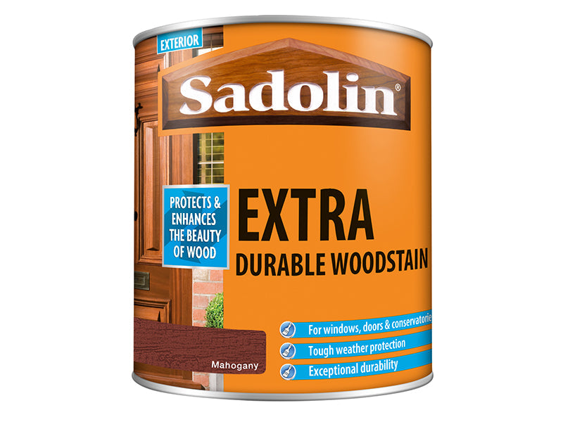 Extra Durable Woodstain Mahogany 1 litre, Sadolin