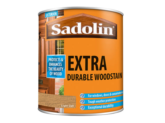 Extra Durable Woodstain Light Oak 1 litre, Sadolin