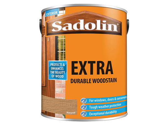 Extra Durable Woodstain Natural 5 litre, Sadolin