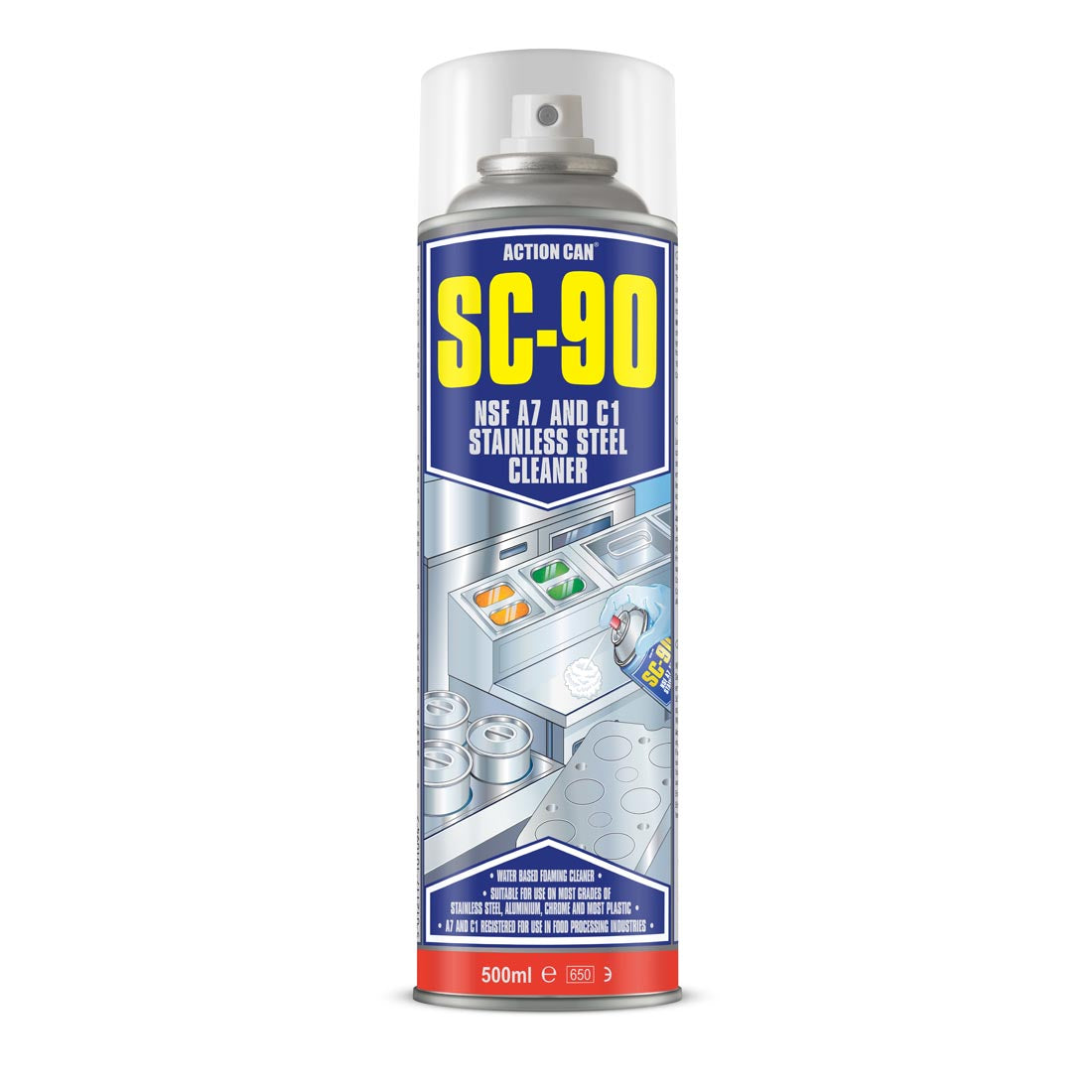 Carton of 15 SC90 Stainless Cleaner 500ml, Morgans OJ