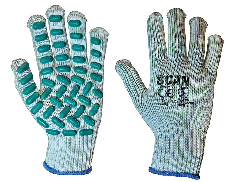Vibration Resistant Latex Foam Gloves - L (Size 9), Scan