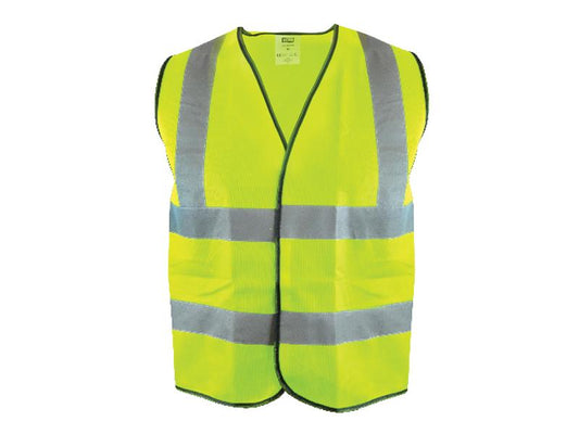 Hi-Vis Yellow Waistcoat - XL (48in), Scan