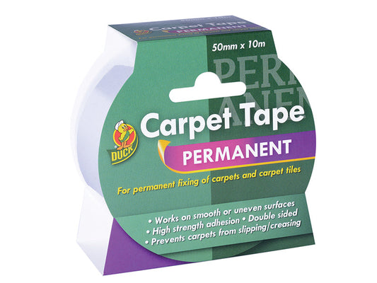 Duck Tape® Permanent Carpet Tape 50mm x 10m, Shurtape