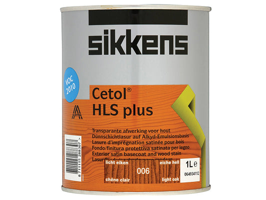 Cetol HLS Plus Translucent Woodstain Light Oak 1 litre, Sikkens