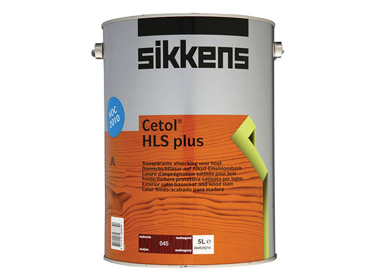 Cetol HLS Plus Translucent Woodstain Mahogany 5 litre, Sikkens