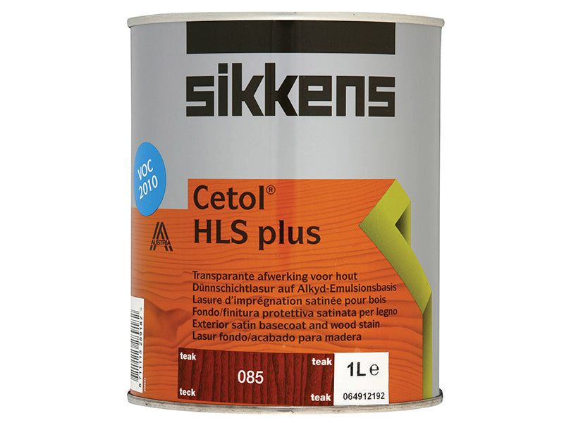 Cetol HLS Plus Translucent Woodstain Teak 1 litre, Sikkens