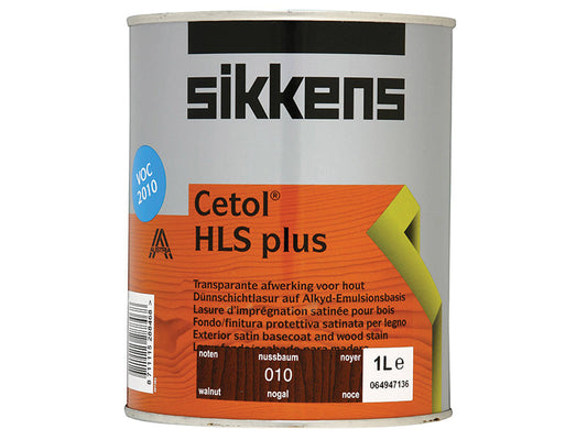 Cetol HLS Plus Translucent Woodstain Walnut 1 litre, Sikkens