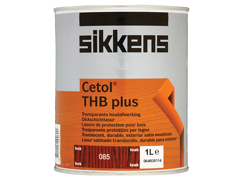 Cetol THB Plus Translucent Woodstain Teak 1 litre, Sikkens