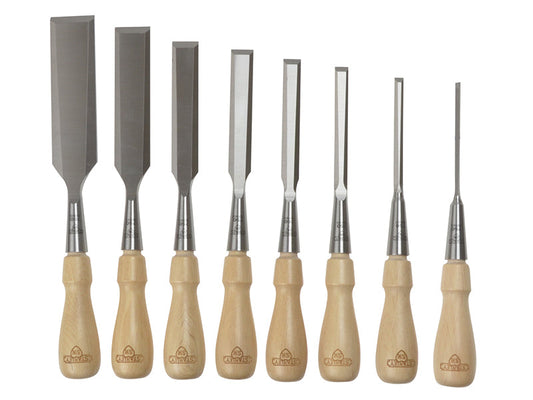 Sweetheart Socket Chisel Set, 8 Piece: 3 6 8 12 15 18 25 & 32mm, STANLEY®