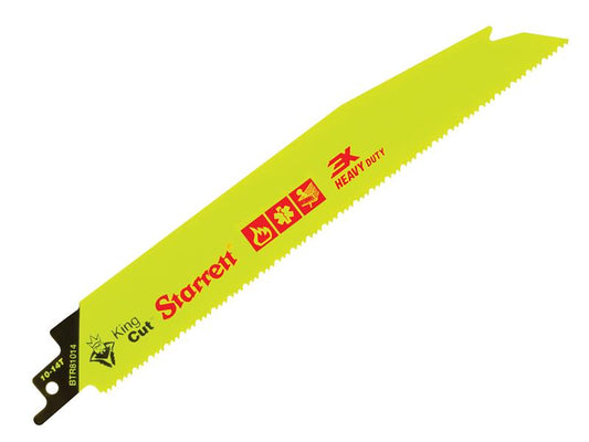 BTR81014-5 Bi-Metal King Cut™ Demolition Blade 203mm 10-14 TPI (Pack 5), Starrett