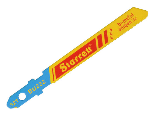 BU232-5 Metal Cutting Jigsaw Blades Pack of 5, Starrett