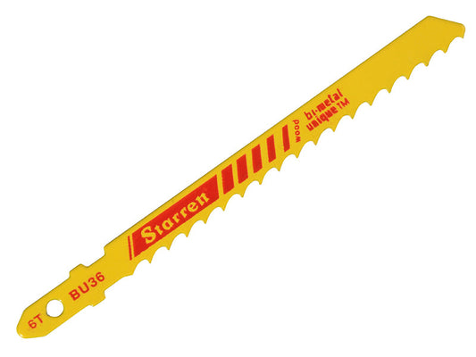 BU36-5 Wood Cutting Jigsaw Blades Pack of 5, Starrett
