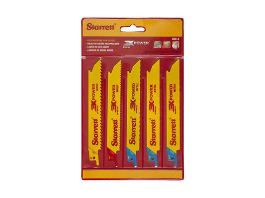 SB6-A Reciprocating Blade Kit (Pack 5), Starrett