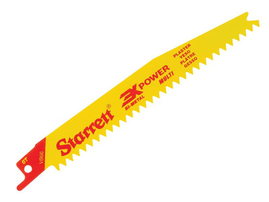 VB66-5 Bi-Metal Reciprocating Blade, Plasterboard 152mm 6V TPI (Pack 5), Starrett